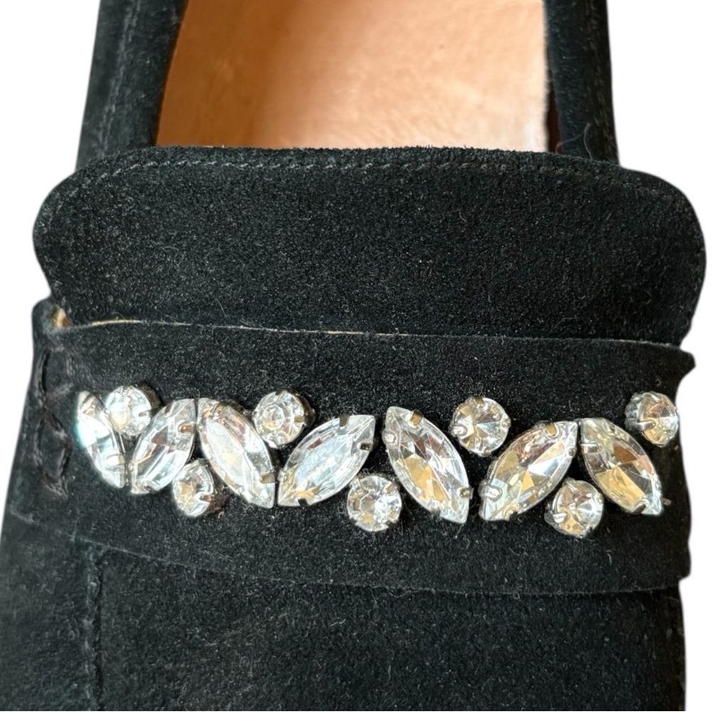 Vionic Avvy Jeweled Black Suede Loafers. Size 8. Gorgeous! Excellent preowned!!! - Picture 2 of 15